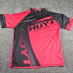 Hoyt Jersey 1/4 Zip Shirt Mens XXL Shooting Archery Bow Hunting gorpcore